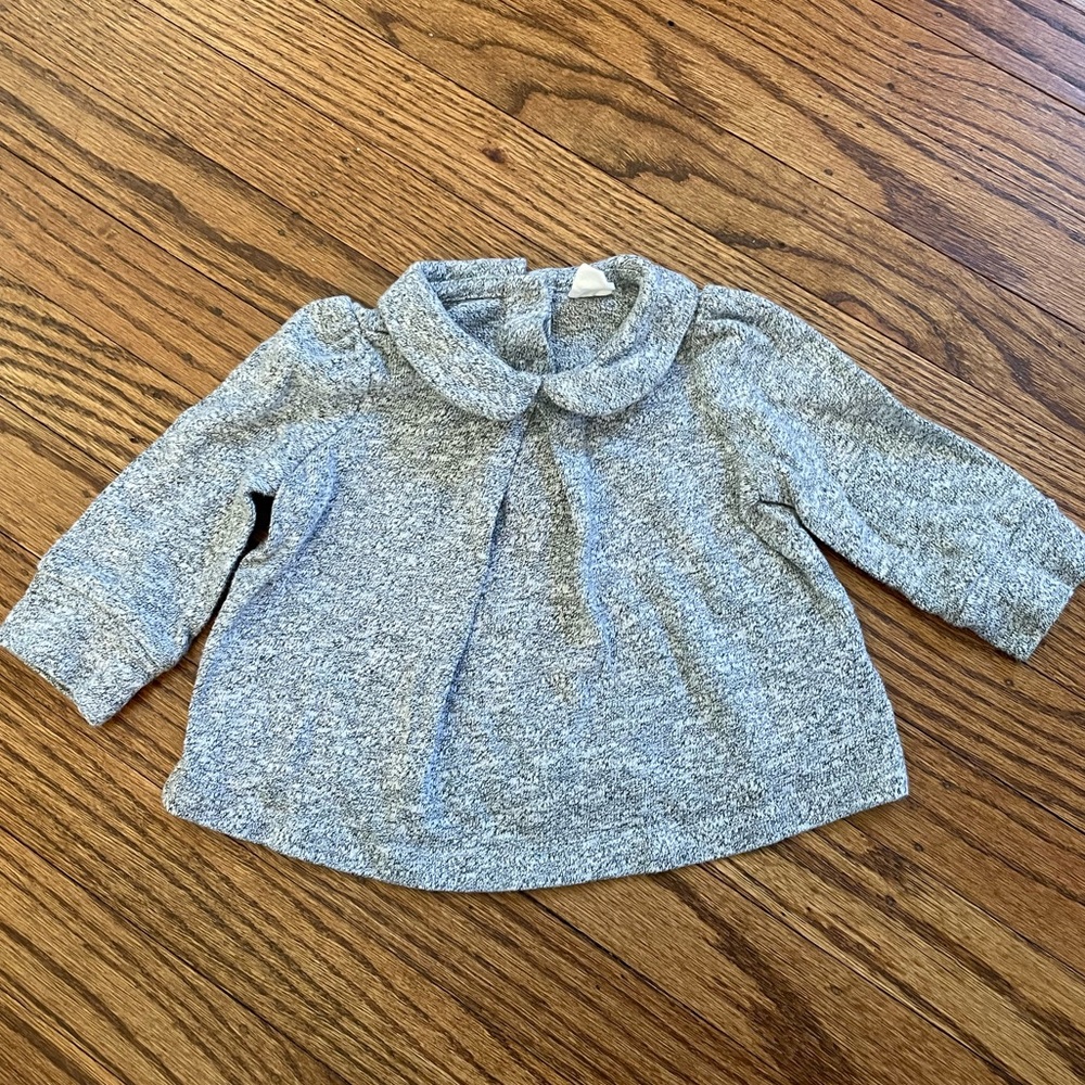 Baby Gap Marled Pete Pan Collar Top
